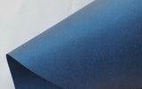 Papel Perolado Azul Navy (Colorido Na Massa) 20 folhas A4 - 180g - Papel Especial