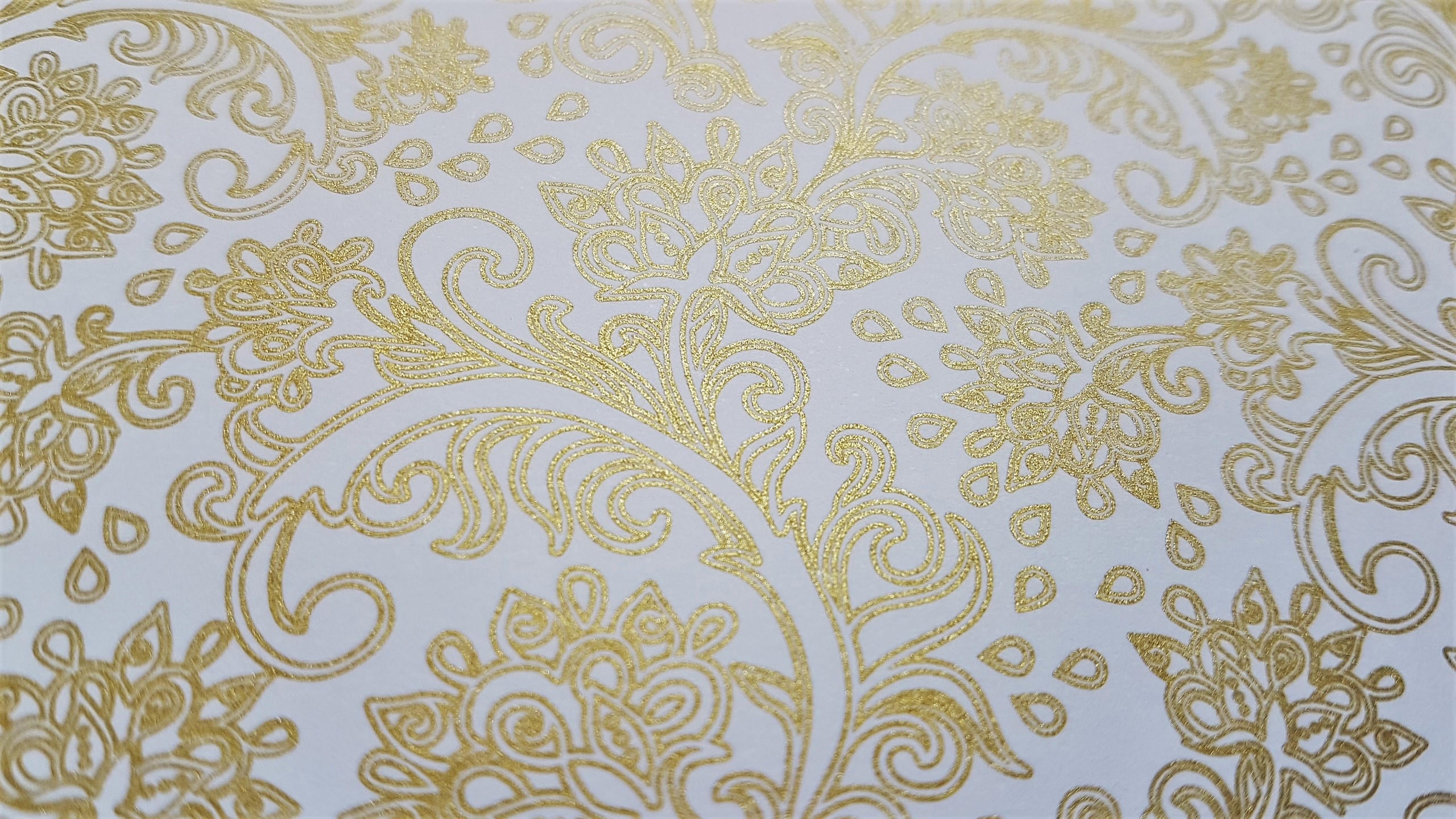Papel Perolado Arabesco 3 20 folhas A4 - 180g - Papel Especial