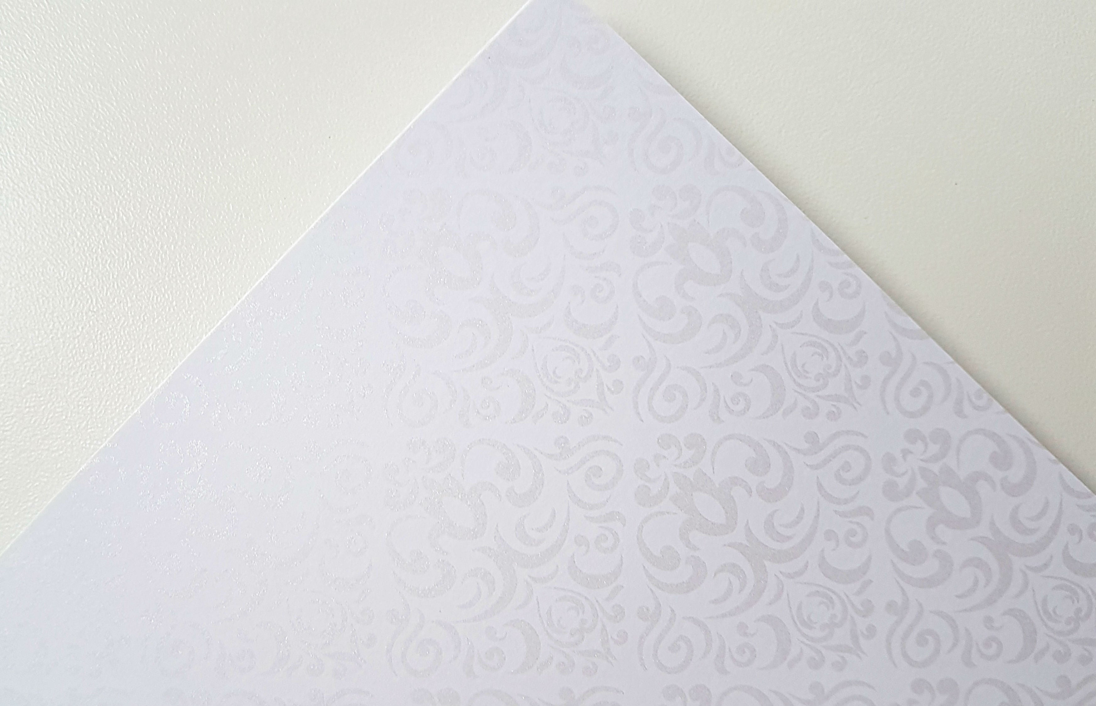 Papel Perolado Arabesco 5 20 folhas A4 - 180g - Papel Especial