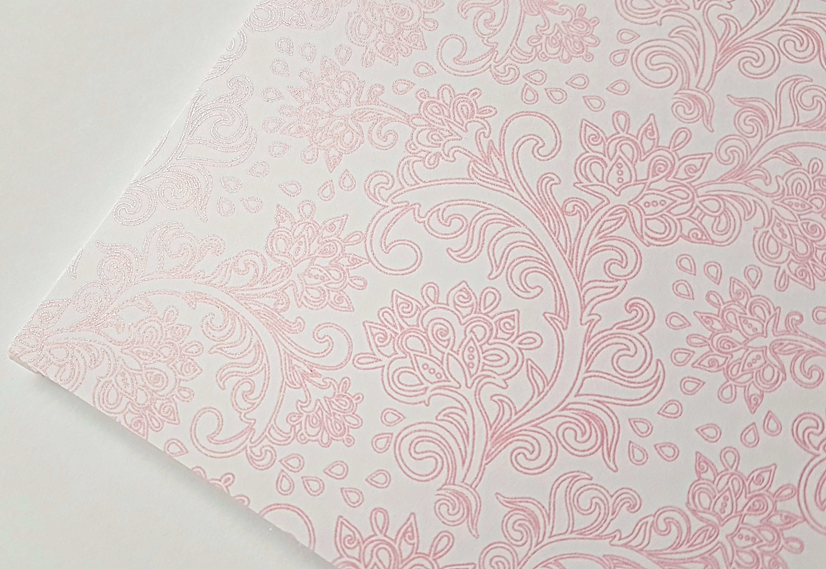 Papel Perolado Arabesco 3 20 folhas A4 - 180g - Papel Especial