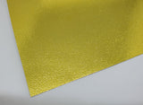 Papel Laminado Texturizado Casca de Ovo Ouro 20 folhas A4 - 180g/250g