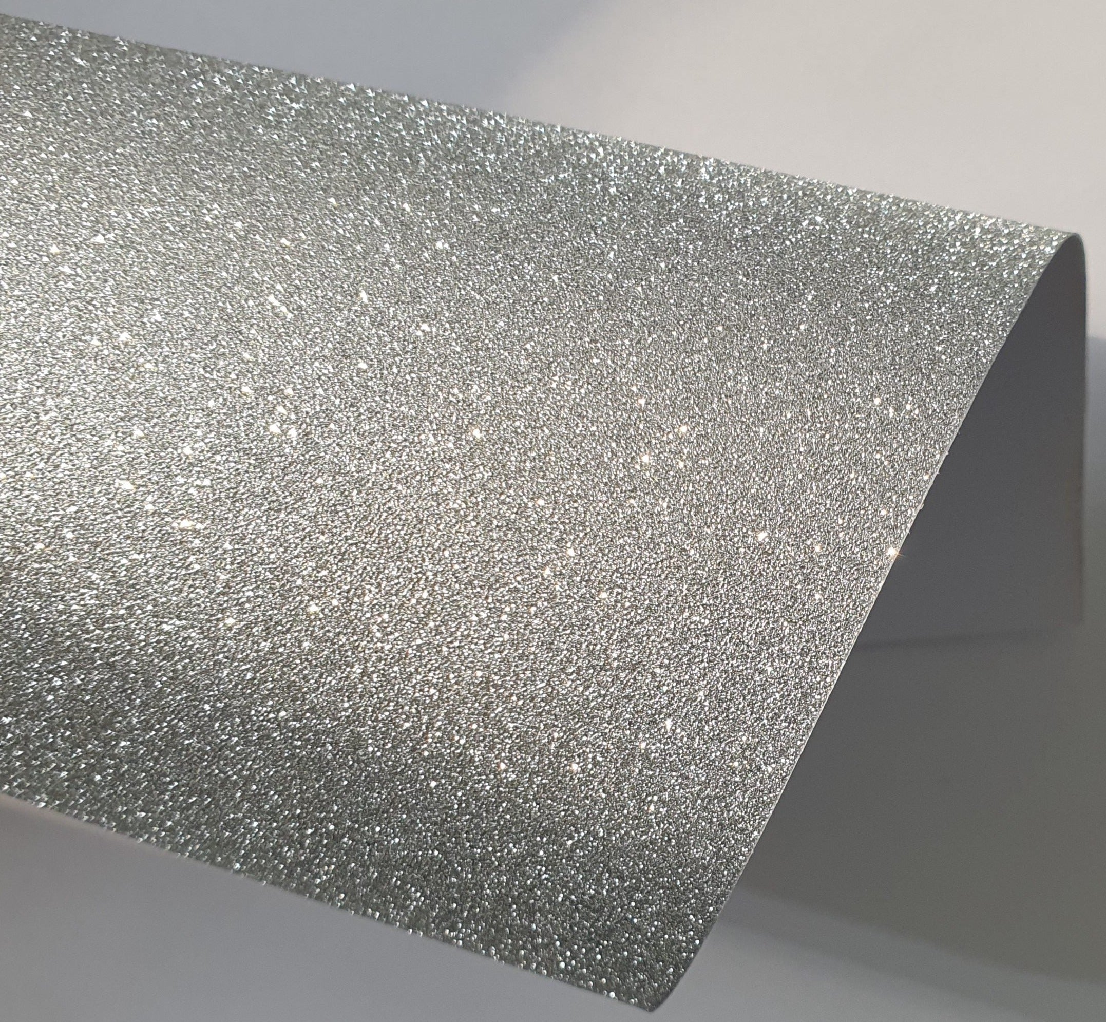 Papel Glitter Prata 10 Folhas A4 - 180g - Papel Especial